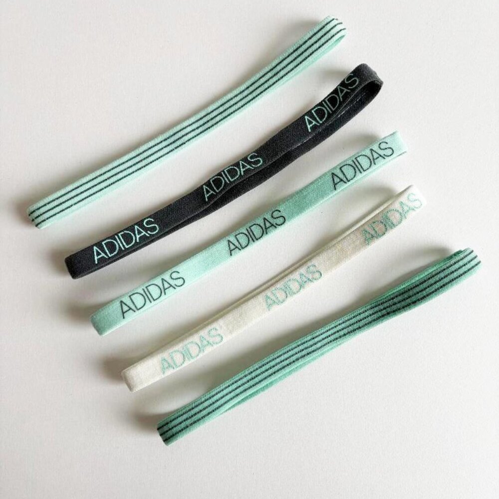 Adidas 5-Pack "Creator" No Slip Gel Grip Athletic Headbands